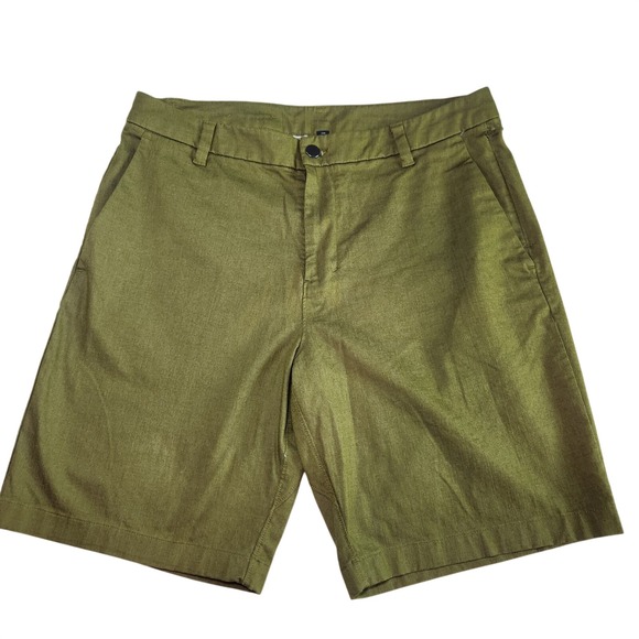 lululemon athletica Other - LULULEMON Commission Shorts Men 34 Green Classic 9" Inseam Stretch Golf Athletic